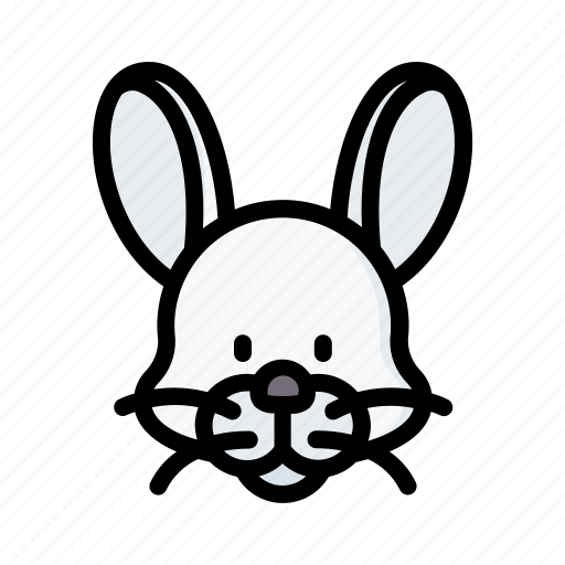 Rabbit, animal, face, avatar, nature icon - Download on Iconfinder