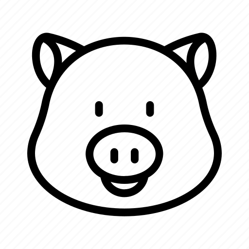 Pig, animal, face, avatar, nature icon - Download on Iconfinder