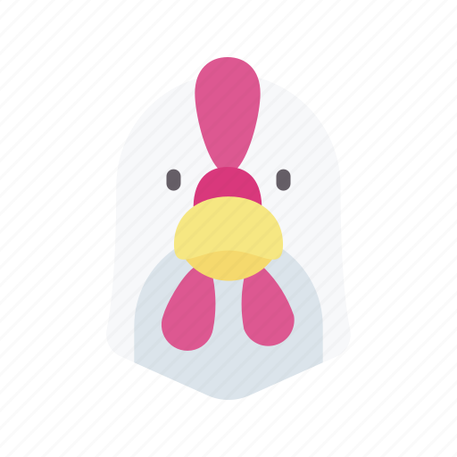 Chicken, animal, face, avatar, nature icon - Download on Iconfinder