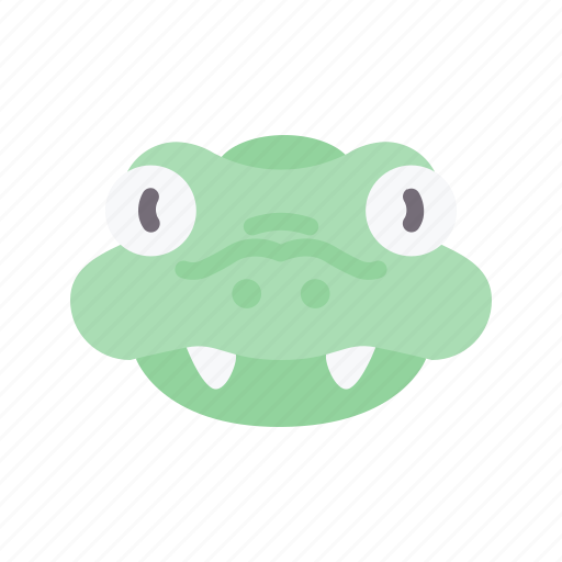 Crocodile, animal, face, avatar, nature icon - Download on Iconfinder