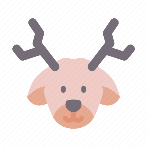 Deer, animal, face, avatar, nature icon - Download on Iconfinder