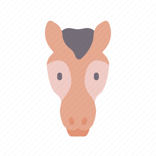 Horse, animal, face, avatar, nature icon - Download on Iconfinder