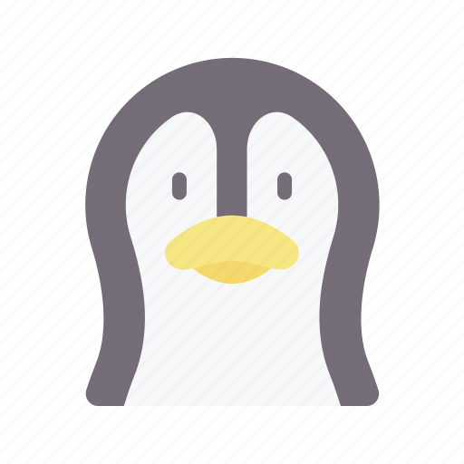 Penguin, animal, face, avatar, nature icon - Download on Iconfinder
