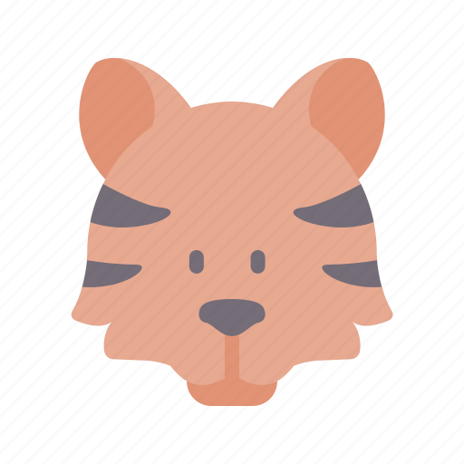 Tiger, animal, face, avatar, nature icon - Download on Iconfinder