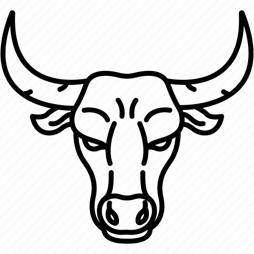 Bull, face icon - Download on Iconfinder on Iconfinder