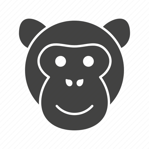 Ape, face, forest, gorilla, monkey, nature, wildlife icon - Download on Iconfinder