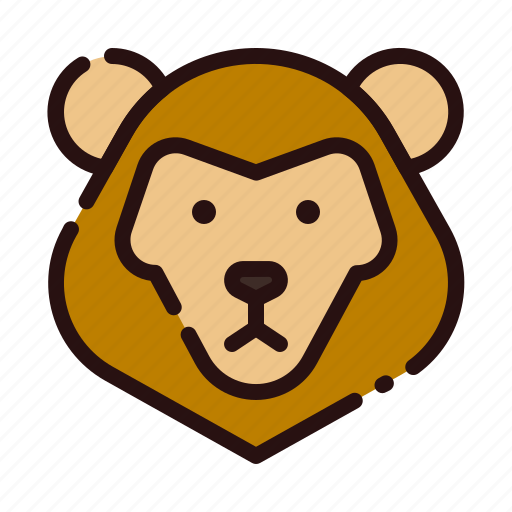 Animal, carnivore, cartoon, fauna, leo, lion, zoo icon - Download on Iconfinder