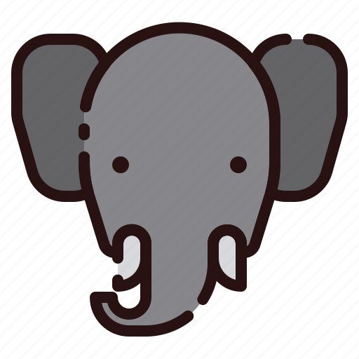 Animal, bishop, cartoon, elephant, fauna, herbivore, zoo icon - Download on Iconfinder