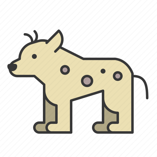 Animal, hyena, mammal, wildlife, zoo icon - Download on Iconfinder