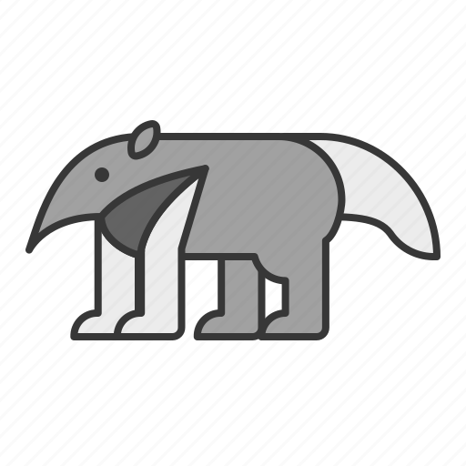 Animal, anteater, mammal, wildlife, zoo icon - Download on Iconfinder