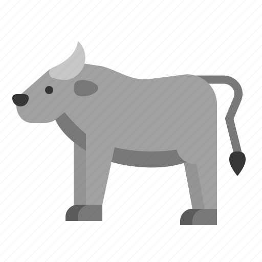 Animal, buffalo, mammal, wildlife, zoo icon - Download on Iconfinder
