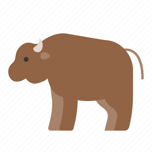 Animal, bear, bison, mammal, wildlife, zoo icon - Download on Iconfinder