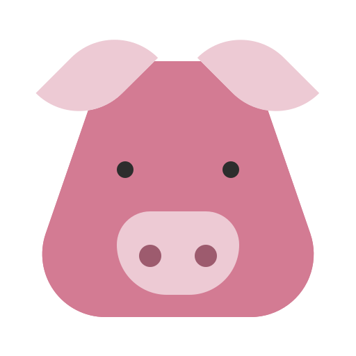 Animal, cartoon, fauna, herbivore, pig, pork, zoo icon - Free download