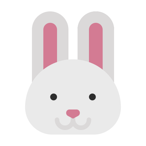 Animal, bunny, cartoon, fauna, herbivore, rabbit, zoo icon - Free download