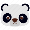 panda, zoo, tree, animal