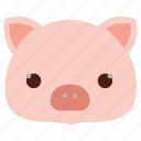 pig, pork, farm, animal