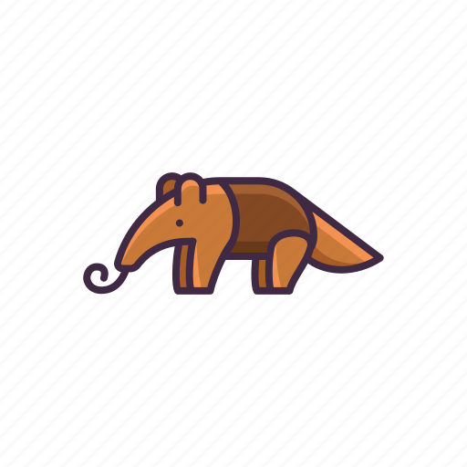Anteater, animal, zoo, wild icon - Download on Iconfinder