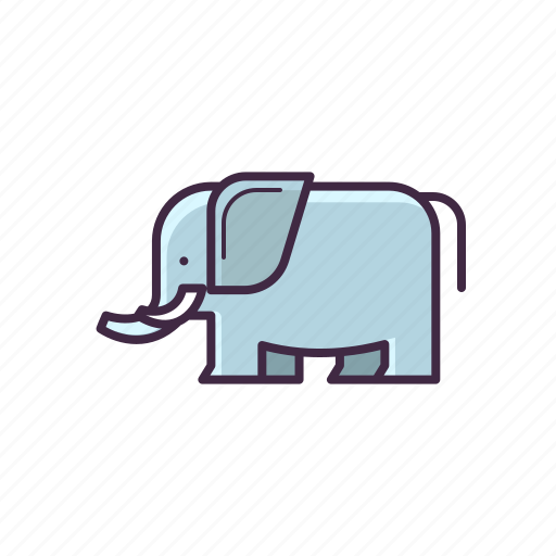 Elephant, animal, zoo, wild icon - Download on Iconfinder
