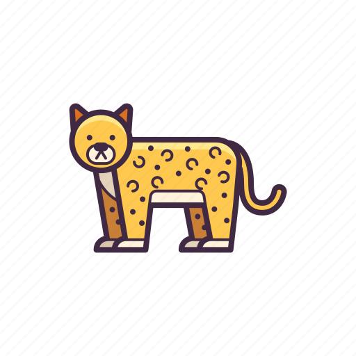 Leopard, animal, zoo, wild icon - Download on Iconfinder