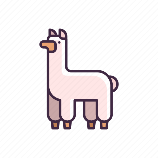 Llama, animal, zoo, wild icon - Download on Iconfinder