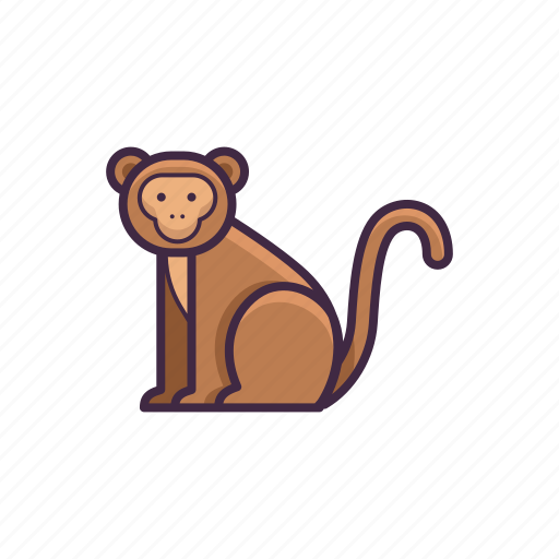 Monkey, animal, zoo, wild icon - Download on Iconfinder