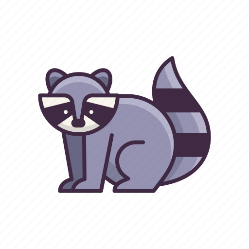Raccoon, animal, zoo, wild icon - Download on Iconfinder