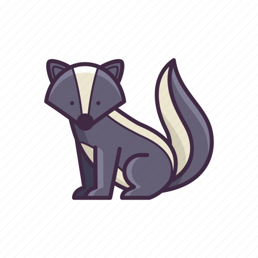 Skunk, animal, zoo, wild icon - Download on Iconfinder