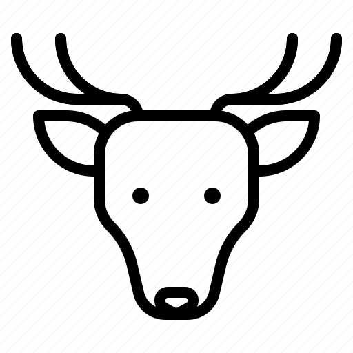 Animal, cartoon, deer, fauna, herbivore, roe, zoo icon - Download on Iconfinder