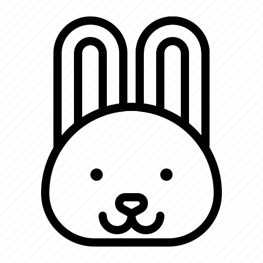 Animal, bunny, cartoon, fauna, herbivore, rabbit, zoo icon - Download on Iconfinder