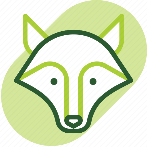 Animal, carnivore, cartoon, fauna, fox, wolf, zoo icon - Download on Iconfinder