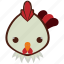 chicken, agriculture, bird, meat, animal 