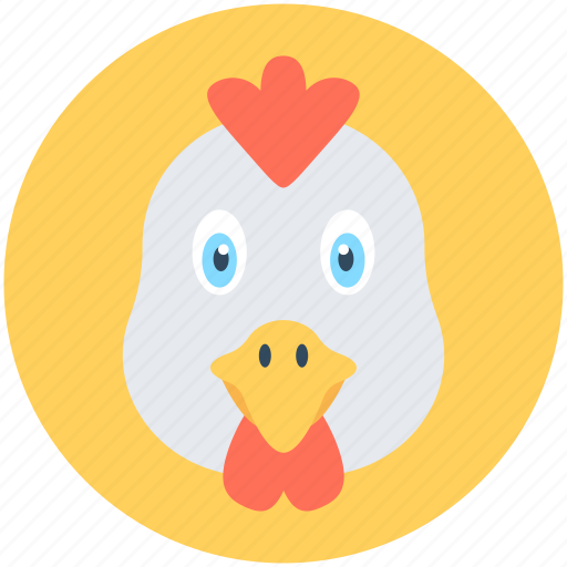 Chicken, fowl, hen, poultry, rooster icon