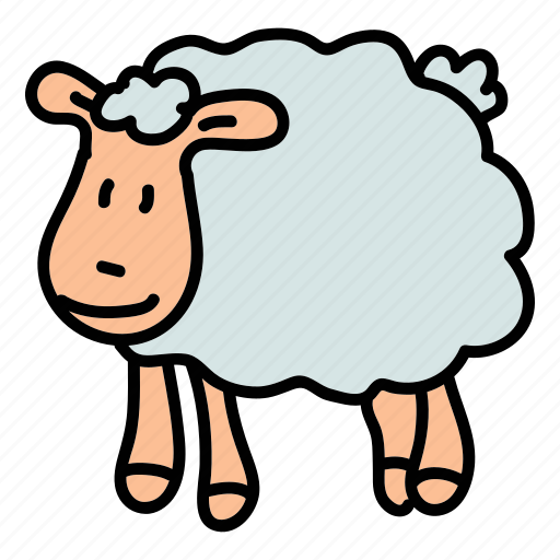 Animals, cute, farm, field, herd, sheep icon - Download on Iconfinder