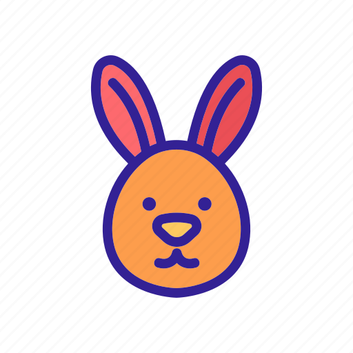 Animal, animals, contour, hare, rabbit icon - Download on Iconfinder