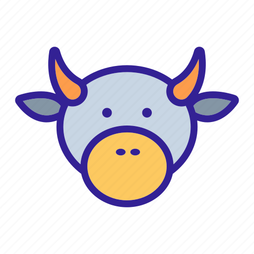 Animals, beef, contour, cow, farm, meat icon - Download on Iconfinder