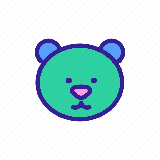 Animal, animals, bear, contour, silhouette icon - Download on Iconfinder