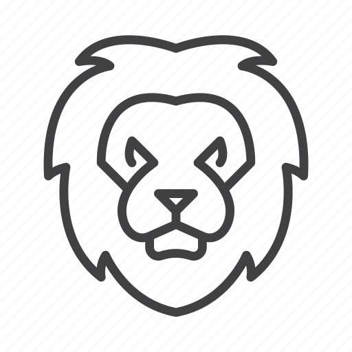 Face, lion, pride, zoo icon - Download on Iconfinder