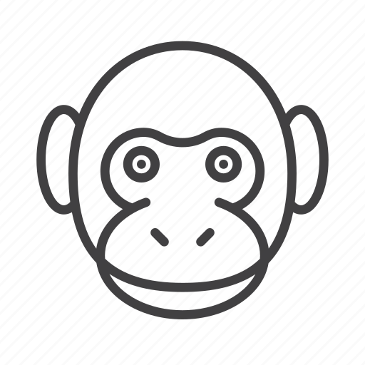Ape, face, monkey, zoo icon - Download on Iconfinder