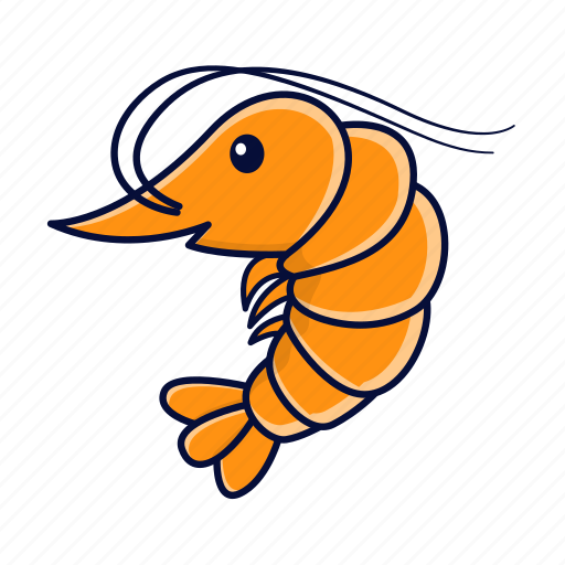 Animal, animals, seafood, shrimp icon - Download on Iconfinder
