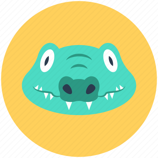 Crocodile, crocodylidae, large reptile, lizard, wildlife icon - Download on Iconfinder