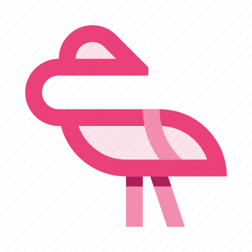 Animal, bird, zoo, flamingo, pink, wild nature icon - Download on Iconfinder