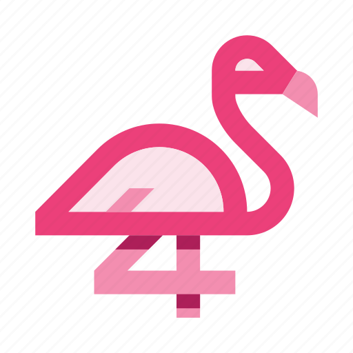 Animal, flamingo, pink, bird, wild nature, wild life icon - Download on Iconfinder