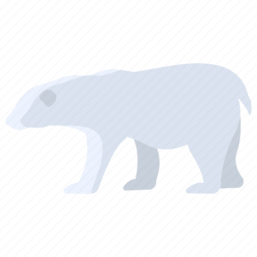 Polar, bear, body, animal, wildlife icon - Download on Iconfinder