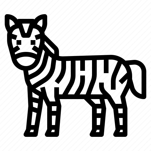 Zeebra, animal, animals, wildlife, zoo, wild, mammal icon - Download on Iconfinder