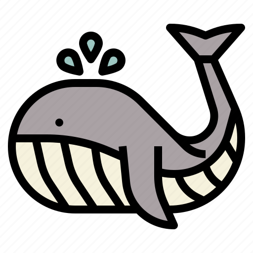 Whale, animal, animals, sea, marine, ocean, aquarium icon - Download on Iconfinder