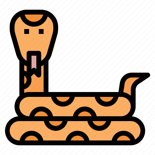 Snake, reptile, animal, animals, cobra, venom, poison icon - Download on Iconfinder