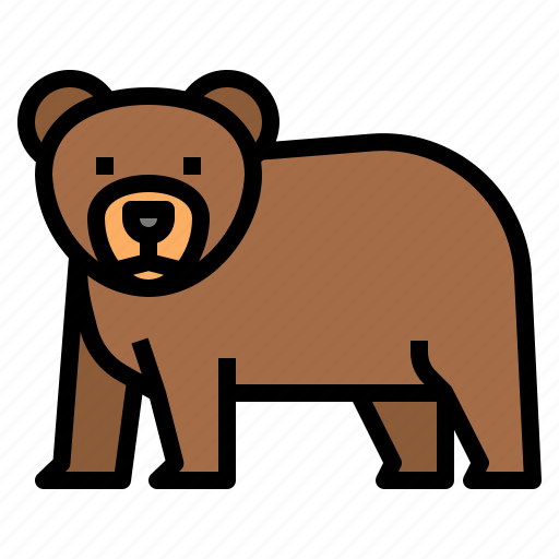 Bear, animal, animals, wildlife, camping, grizzly, polar icon - Download on Iconfinder