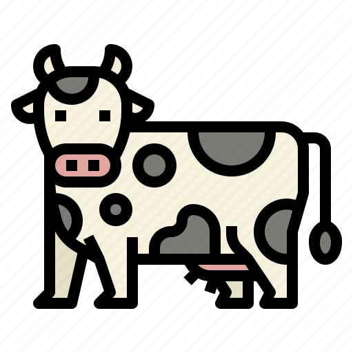Cow, farming, farm, milk, animal, animals, wildlife icon - Download on Iconfinder