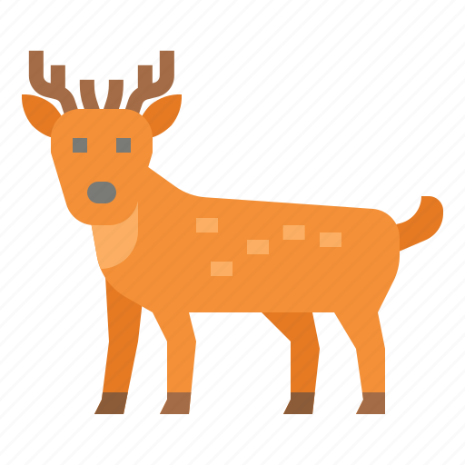 Deer, animal, animals, wildlife, zoo, wild, mammal icon - Download on Iconfinder