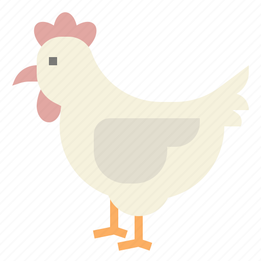 Chicken, animal, animals, wildlife, zoo, hen, farming icon - Download on Iconfinder